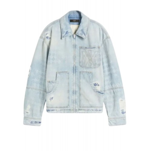 JACHETA AMIRI, Buzunare atasate, Denim JACHETA AMIRI, Buzunare atasate, Denim