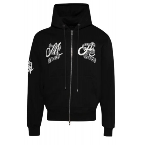Hanorac AMIRI, Music Club, Zip Up, Black Hanorac AMIRI, Music Club, Zip Up, Black