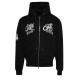 Hanorac AMIRI, Music Club, Zip Up, Black - AMJYHD1109BLACK Hanorac AMIRI, Music Club, Zip Up, Black - AMJYHD1109BLACK