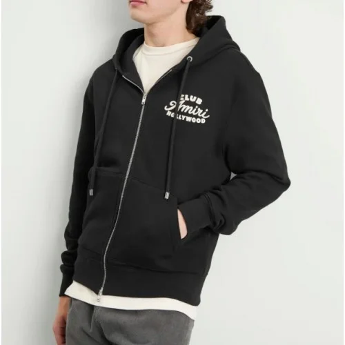 Hanorac AMIRI,Club Amiri Zip Hoodie