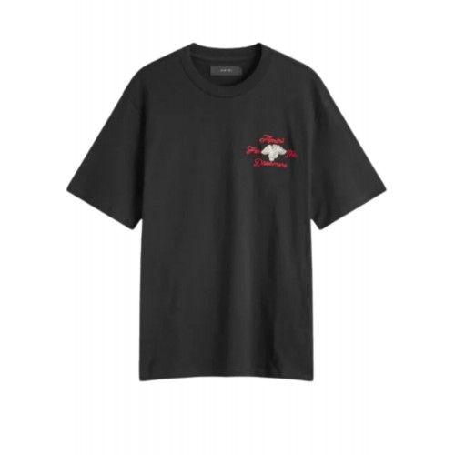 TRICOU AMIRI, Embroidered Dreamers, Black TRICOU AMIRI, Embroidered Dreamers, Black