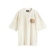 TRICOU AMIRI, Jazz Hideaway, Ivory - AMJYTE1165127 TRICOU AMIRI, Jazz Hideaway, Ivory - AMJYTE1165127