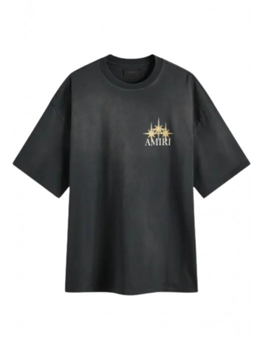 TRICOU AMIRI, Starburst Oversized, Black - AMJYTE1179001 TRICOU AMIRI, Starburst Oversized, Black - AMJYTE1179001