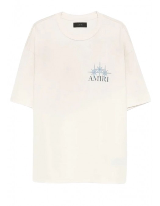TRICOU AMIRI, Starbust Print, Light Beige - AMJYTE1179IVORY TRICOU AMIRI, Starbust Print, Light Beige - AMJYTE1179IVORY