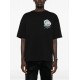 TRICOU AMIRI,Black Oversized Hotel Print T-Shirt - AMJYTE1236BLACK