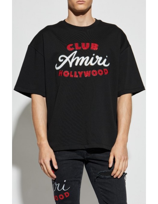 TRICOU AMIRI,Amiri BLACK T-shirt with logo - AMJYTE1243BLACK