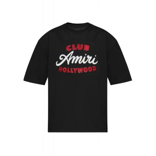 TRICOU AMIRI,Amiri BLACK T-shirt with logo