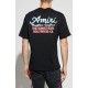 TRICOU AMIRI, BLACK T-shirt with colorful print - AMJYTE1244BLACK
