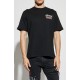 TRICOU AMIRI, BLACK T-shirt with colorful print - AMJYTE1244BLACK