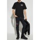 TRICOU AMIRI, BLACK T-shirt with colorful print - AMJYTE1244BLACK