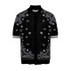 Camasa AMIRI, Bandana Print, Core Collection, Black - AMKNPO1029BLACK Camasa AMIRI, Bandana Print, Core Collection, Black - AMKNPO1029BLACK