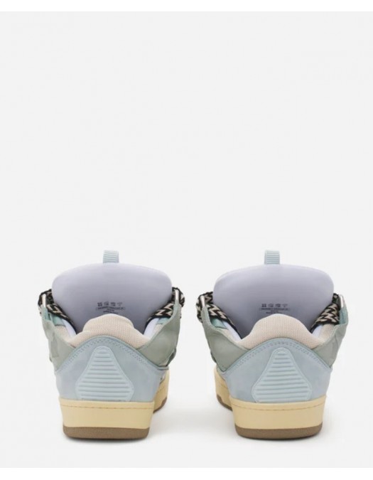 Sneakers Lanvin, Curb Suede, White Blue - AW23FMSKRK11DRA2A2121 Sneakers Lanvin, Curb Suede, White Blue - AW23FMSKRK11DRA2A2121