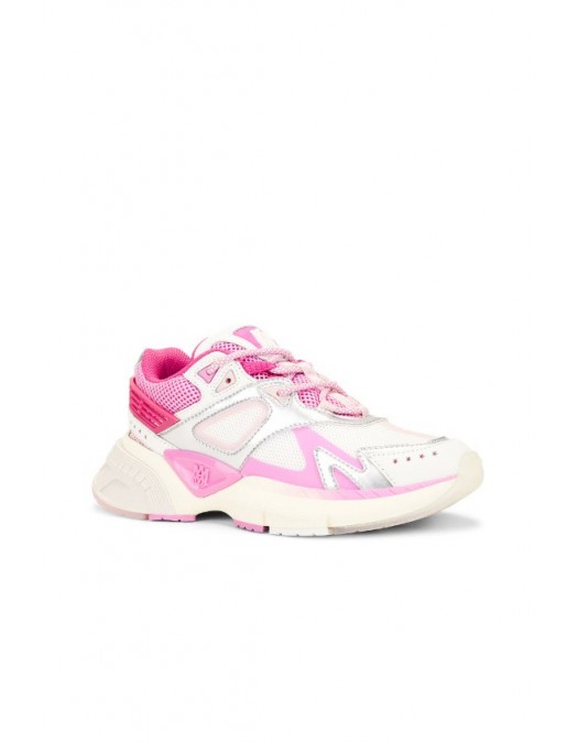 Sneakers AMIRI, MA, Runner, Fuchsia Pink - AWFOSR1027FUCHSIAPINKWHITESILVER