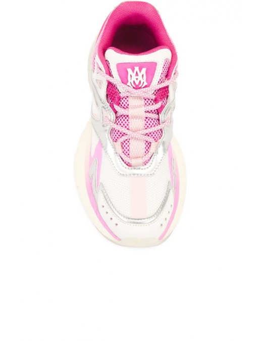 Sneakers AMIRI, MA, Runner, Fuchsia Pink - AWFOSR1027FUCHSIAPINKWHITESILVER