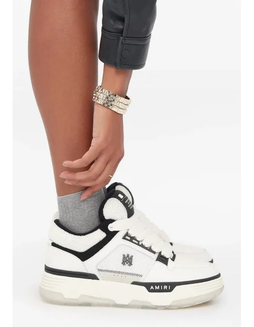amiri mx1 30 白 Amiri Ma-1 Full White Sneakers | Lichidare Stoc & Reduceri