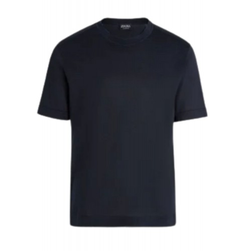 Tricou Zegna, Silk, Leggerissimo, Bleumarin Tricou Zegna, Silk, Leggerissimo, Bleumarin