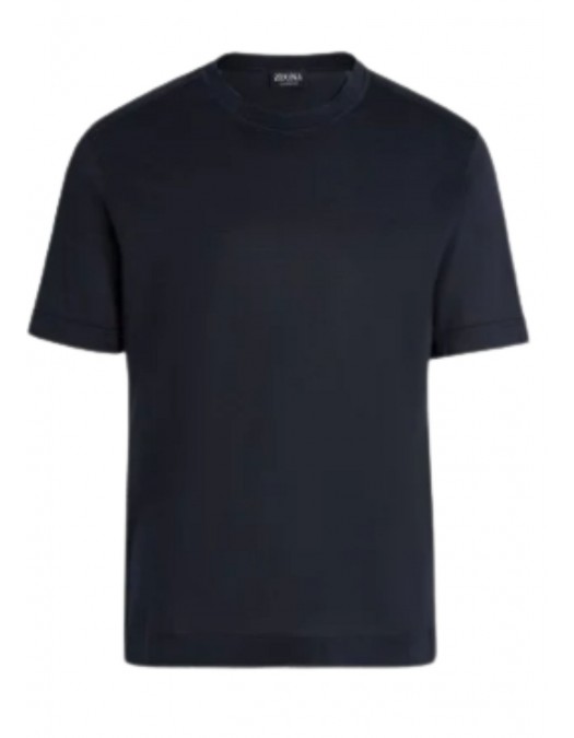 Tricou Zegna, Leggerissimo Bleumarin - B718UB386A5212 Tricou Zegna, Leggerissimo Bleumarin - B718UB386A5212