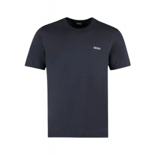 Tricou ZEGNA, Black, Model Clasic, Logo Insert Tricou ZEGNA, Black, Model Clasic, Logo Insert