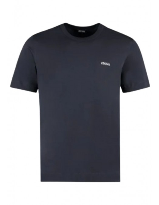 Tricou ZEGNA, Black, Model Clasic, Logo Insert - B760E7360A5B09 Tricou ZEGNA, Black, Model Clasic, Logo Insert - B760E7360A5B09