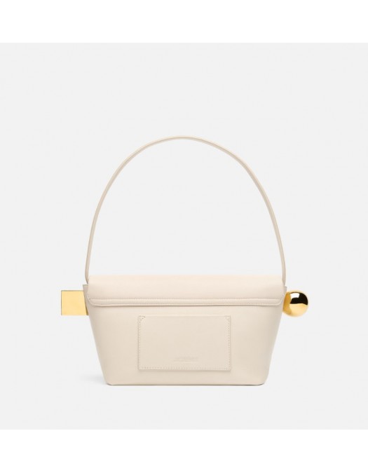 Geanta JACQUEMUS,Folded shoulder bag, Ivory - BAW00383AC27L14115UNI