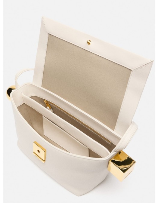 Geanta JACQUEMUS,Folded shoulder bag, Ivory - BAW00383AC27L14115UNI