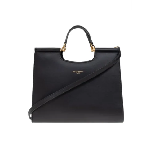 GEANTA DOLCE & GABBANA, BLACK Handbag Sicily