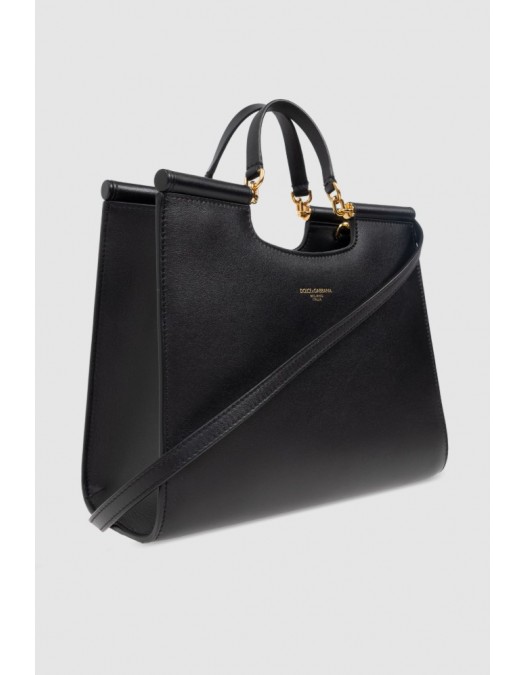 GEANTA DOLCE & GABBANA, BLACK Handbag Sicily - BB7728B732180999
