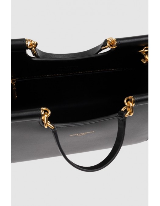 GEANTA DOLCE & GABBANA, BLACK Handbag Sicily - BB7728B732180999