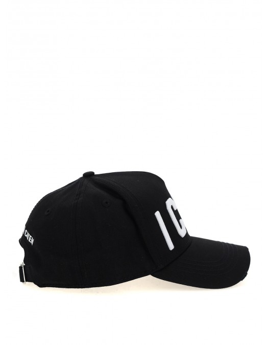 Sapca DSQUARED2, Icon, Negru - BCM0412M063 Sapca DSQUARED2, Icon, Negru - BCM0412M063