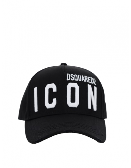 Sapca DSQUARED2, Icon, Negru - BCM0412M063 Sapca DSQUARED2, Icon, Negru - BCM0412M063