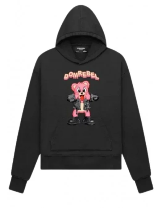 Hanorac DOMREBEL, BLAH, Black - BLAHHBLACK