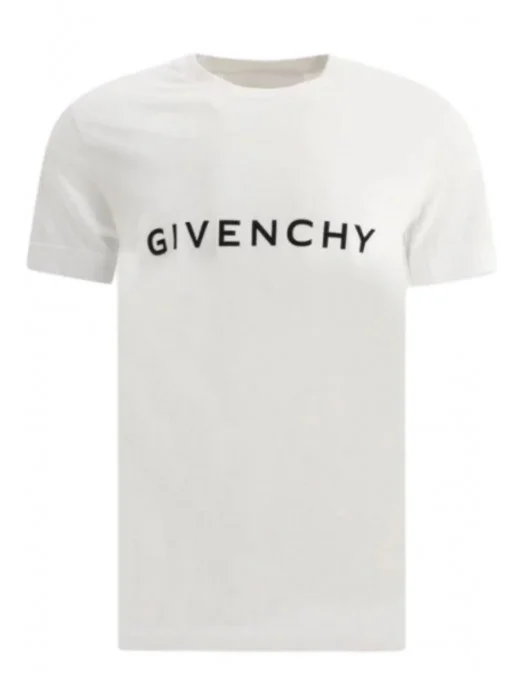 GIVENCHY Tシャツ Givenchy logo-print Cotton T-shirt | Black | FARFETCH RO