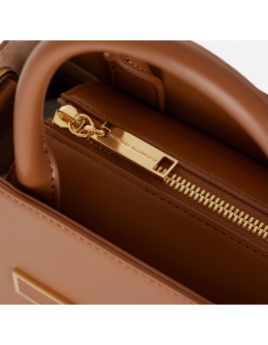 Geanta ELISABETTA FRANCHI,Small tote bag with logo,Brown Sugar - BS33A56E2EC1 Geanta ELISABETTA FRANCHI,Small tote bag with logo,Brown Sugar - BS33A56E2EC1