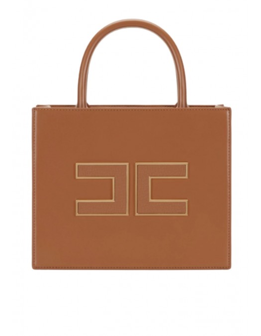 Geanta ELISABETTA FRANCHI,Small tote bag with logo,Brown Sugar - BS33A56E2EC1 Geanta ELISABETTA FRANCHI,Small tote bag with logo,Brown Sugar - BS33A56E2EC1
