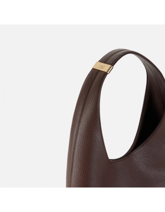 Geanta ELISABETTA FRANCHI, Large hobo with logo detail - BS37A55EC644