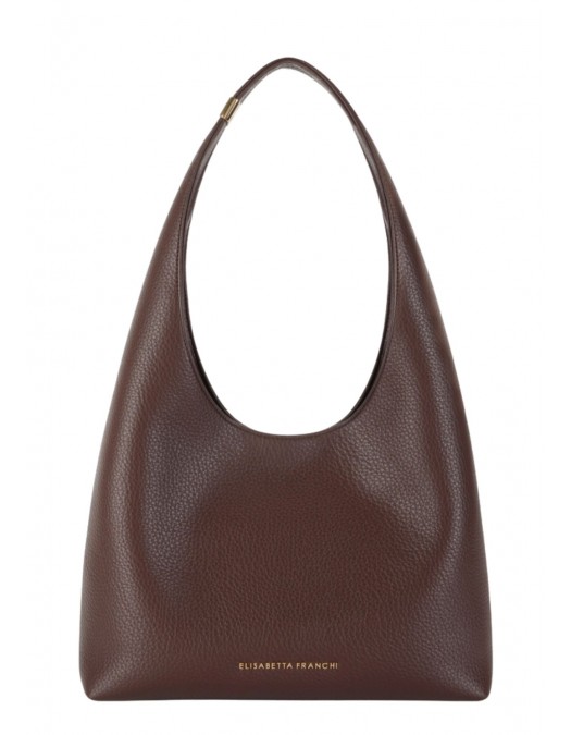 Geanta ELISABETTA FRANCHI, Large hobo with logo detail - BS37A55EC644