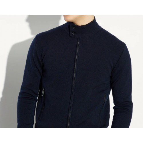 Jacheta Paolo Pecora,Blue Knit Jacheta Paolo Pecora,Blue Knit