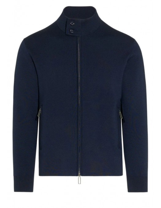 Jacheta Paolo Pecora,Blue Knit - C1M0A017F0506462
