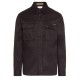 Jacheta Paolo Pecora,Brown   Brushed   Gabardine   Overshirt - C1M0G01151832358M