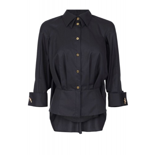 Camasa ELISABETTA FRANCHI ,Cotton jacquard poplin shirt Camasa ELISABETTA FRANCHI ,Cotton jacquard poplin shirt