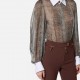 Camasa ELISABETTA FRANCHI ,Bodysuit with python print and collar - CB00657E2110