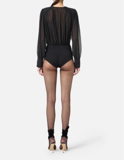 Body ELISABETTA FRANCHI,Bodysuit in Georgette fabric - CB00857E2110
