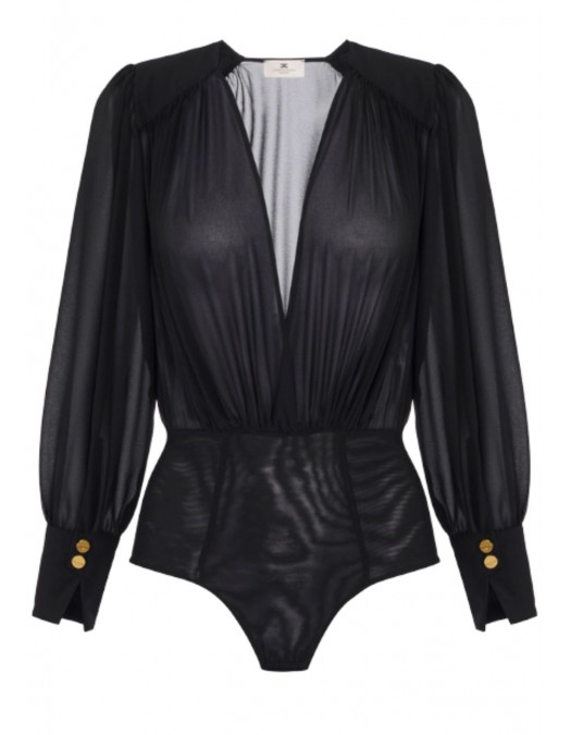 Body ELISABETTA FRANCHI,Bodysuit in Georgette fabric - CB00857E2110
