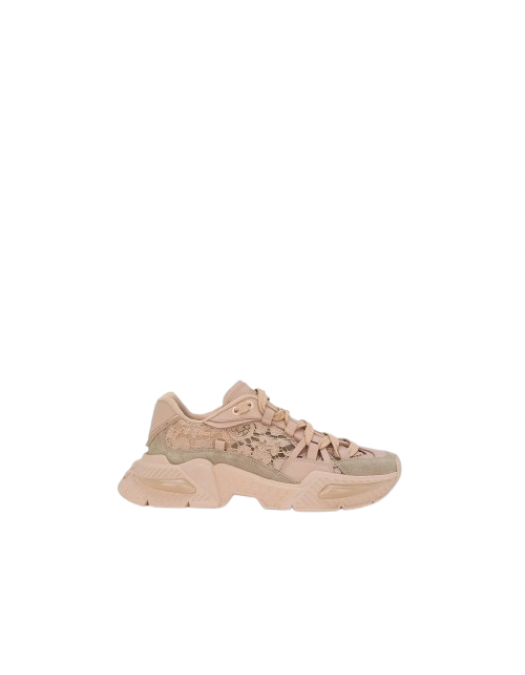 Sneakers DOLCE & GABBANA, Airmaster, Insertie Dantela, Bej - CK2283A519580031