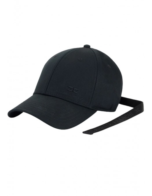 Sapca ELISABETTA FRANCHI,Gabardine baseball cap with ribbon - CL18F57E2110