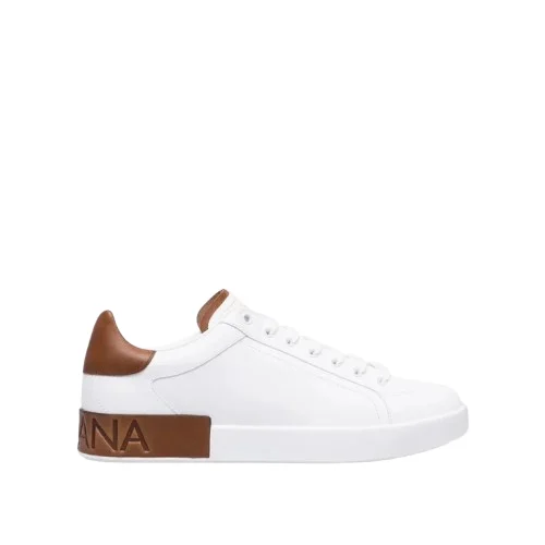 SNEAKERS DOLCE & GABBANA ,Calfskin Portofino, White