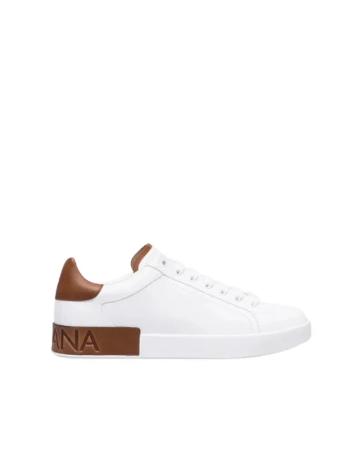 SNEAKERS DOLCE & GABBANA ,Calfskin Portofino, White - CS2278A9U738S537