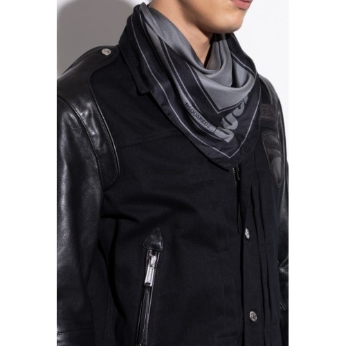 Esarfa DSQUARED2, BLACK Dsquared2 X DUCATI Esarfa DSQUARED2, BLACK Dsquared2 X DUCATI
