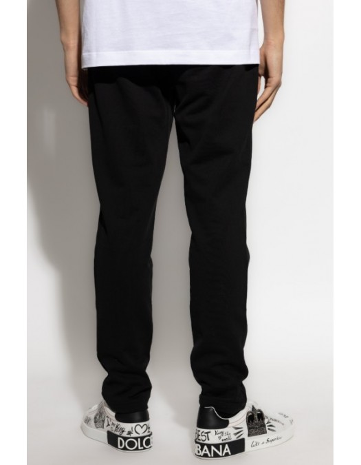 Pantaloni DOLCE & GABBANA, BLACK Sweatpants - G4ZCATG7JYXN0000