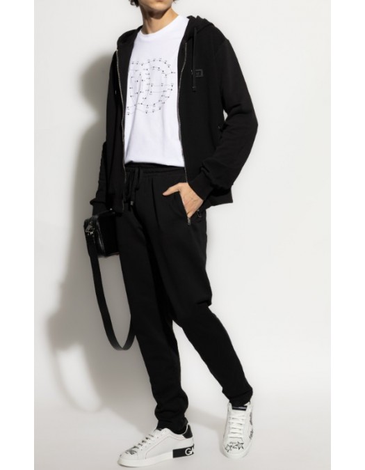 Pantaloni DOLCE & GABBANA, BLACK Sweatpants - G4ZCATG7JYXN0000